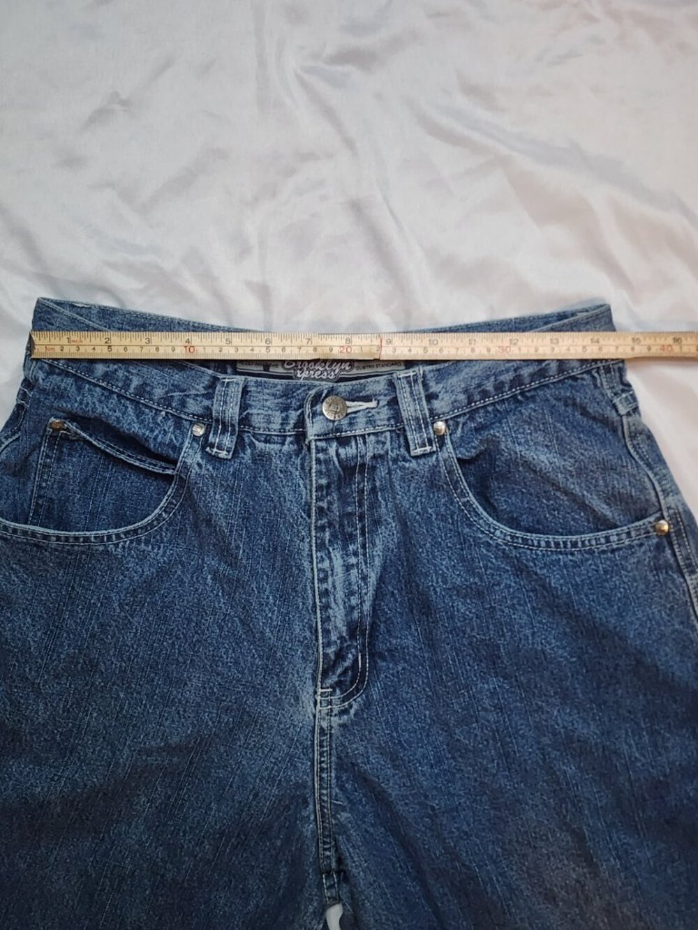 Vintage Brooklyn Xpress Size 32 Baggy Carpenter Jeans Y2K Skater - Picture 6 of 13